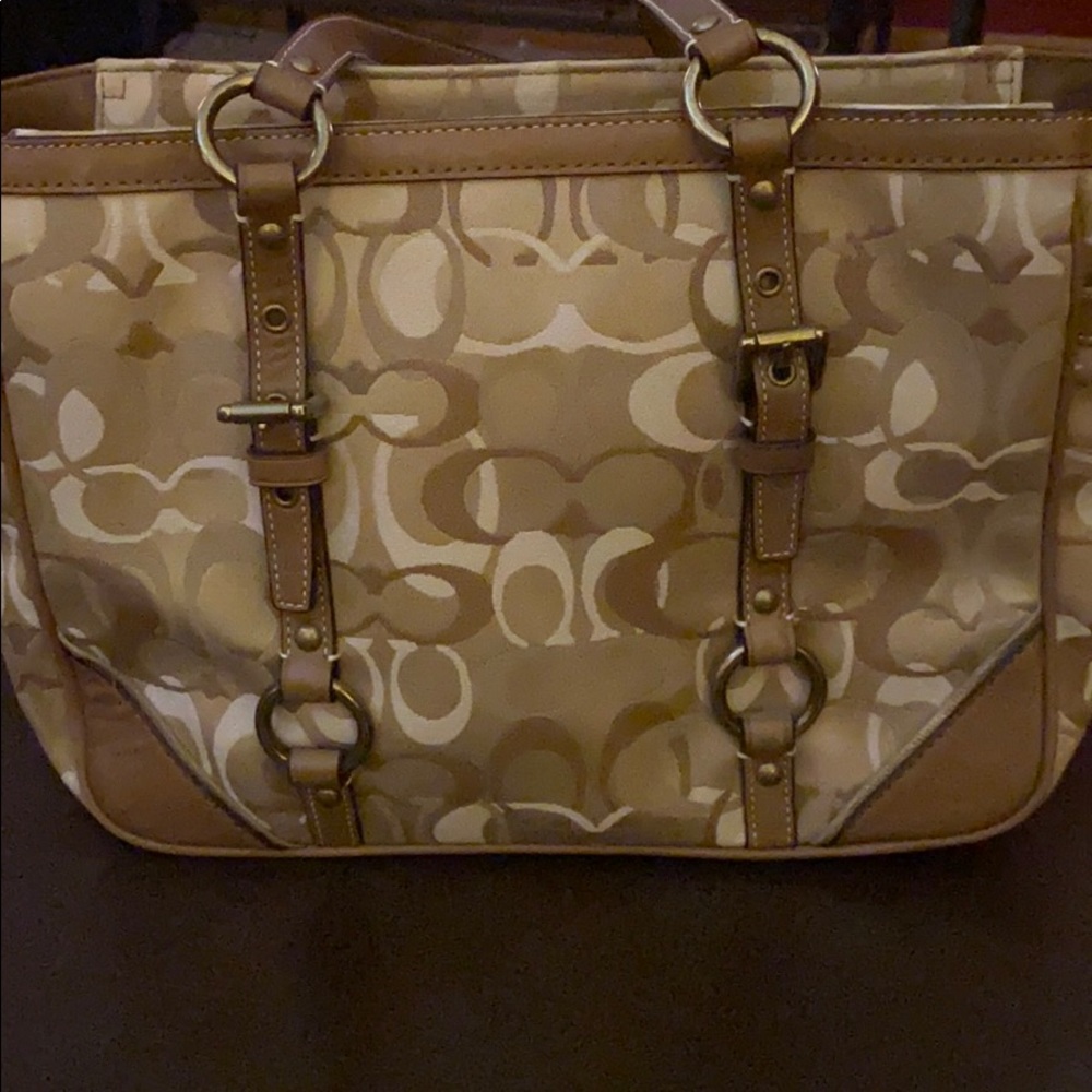 Coach Signature Purse - Picture 2 of 7